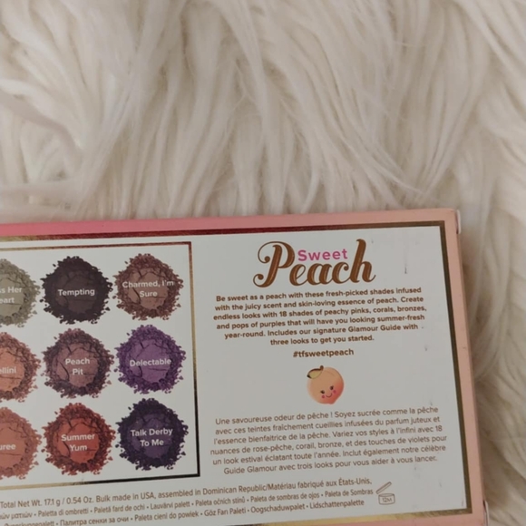 🍑FIRM! NWT TOO FACED SWEET PEACH EYESHADOW PALETTE - Picture 5 of 16